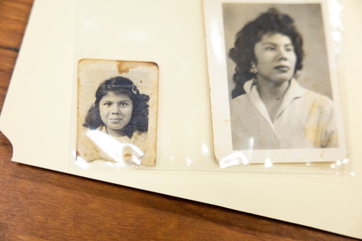 Black-and-white portraits of Jean Chaudhuri.
