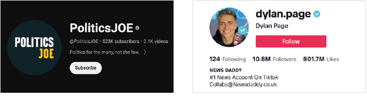 Big on YouTube and TikTok