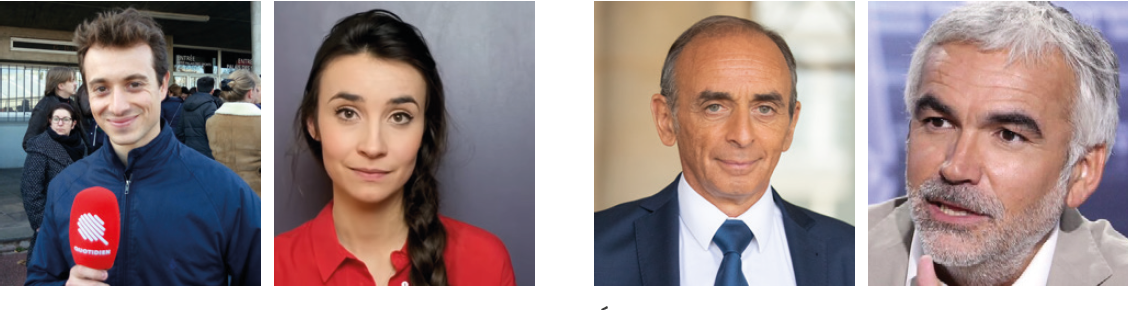 Hugo Clément, Salomé Saqué, Éric Zemmour, Pascal Praud