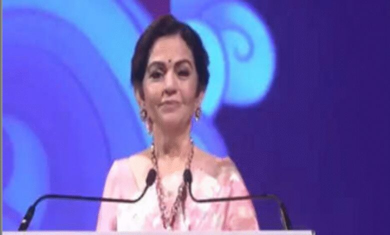 Nita Ambani at WAVES 2025, ET BrandEquity Nita Ambani at WAVES 2025, ET BrandEquity